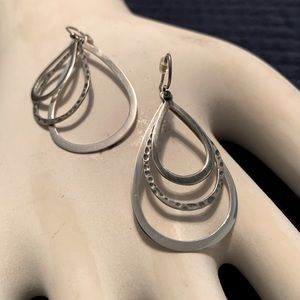 Silpada triple open teardrop earrings